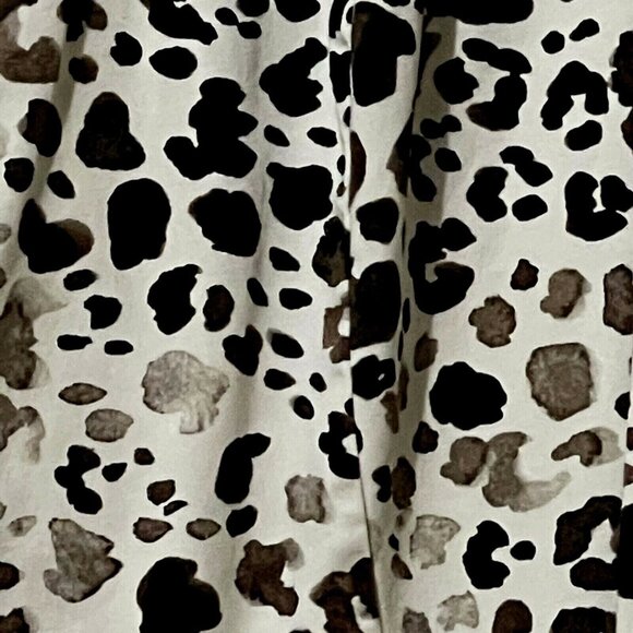 Lane Bryant Size 18 Animal Print Long Sleeve Button-Up Shirt - Picture 2 of 7